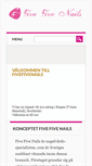 Mobile Screenshot of fivefivenails.se